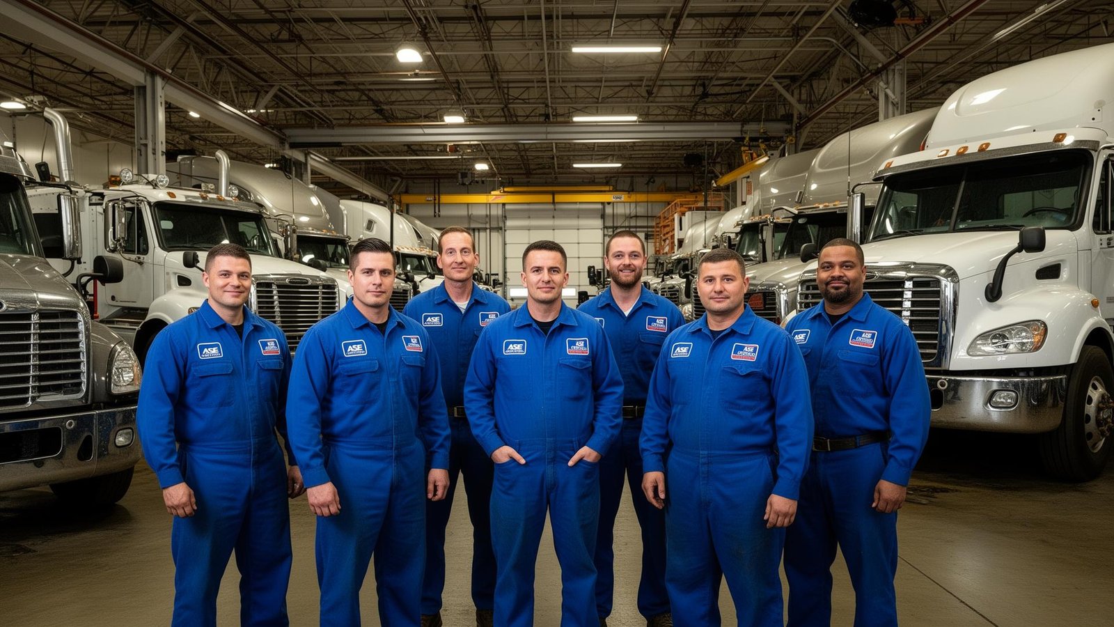 Bigrig Truck Repair Inc team of ASE-certified technicians